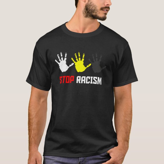 Camiseta Pare el racismo (Anverso)