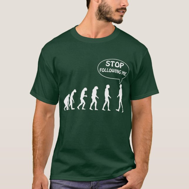 Camiseta Pare el seguir de mí (Anverso)