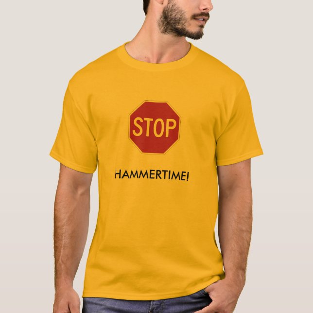 Camiseta ¡Pare, HAMMERTIME! (Anverso)