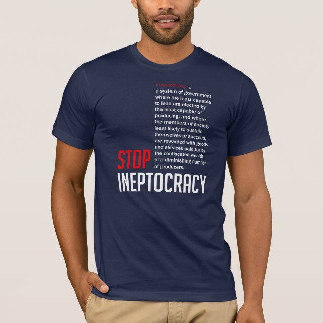 Camiseta Pare Ineptocracy (Anverso)