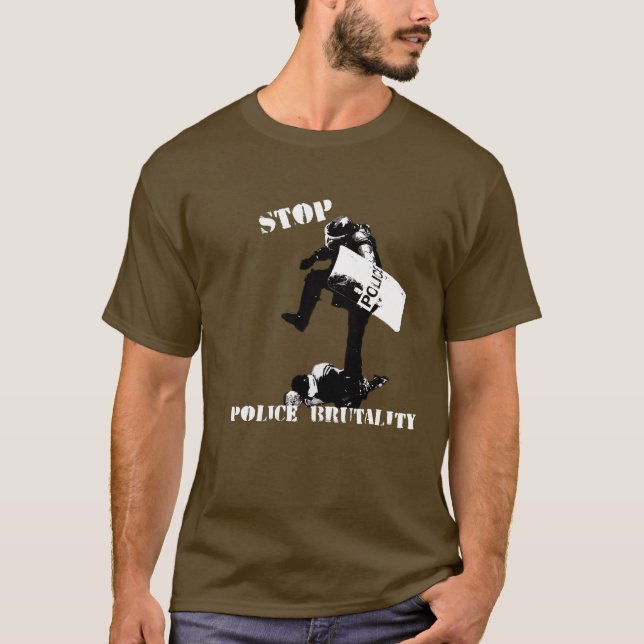 Camiseta Pare la brutalidad policial (Anverso)