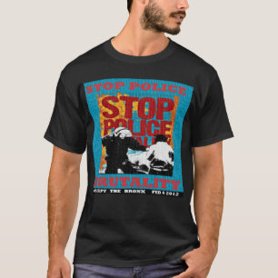 Camiseta Pare la brutalidad policial, ocupe el aviador 2012