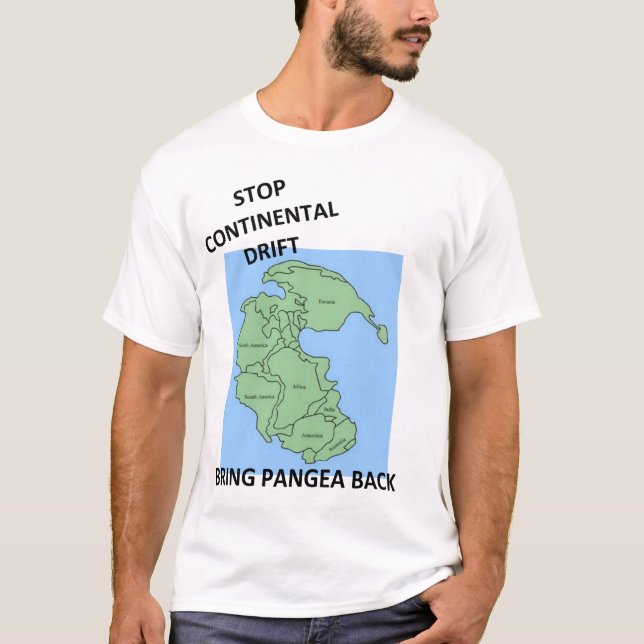 Camiseta Pare la deriva continental (Anverso)