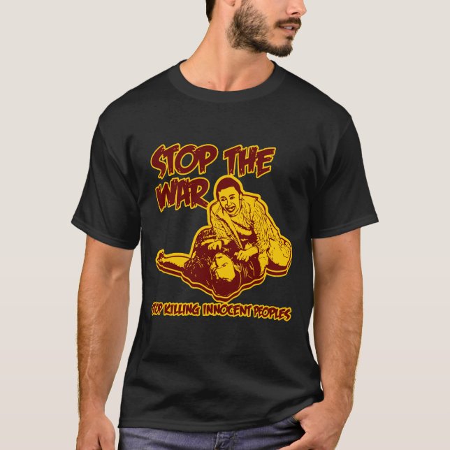 Camiseta Pare la guerra (Anverso)