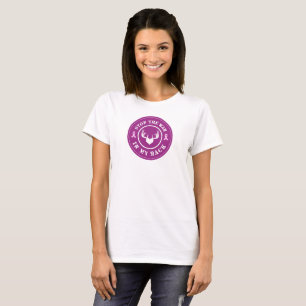 Camiseta Pare la guerra en mi estante - conciencia del