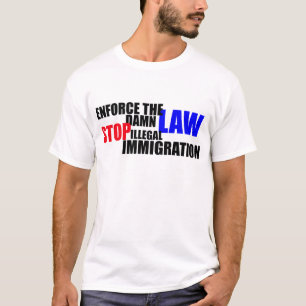 Camiseta pare la inmigración ilegal