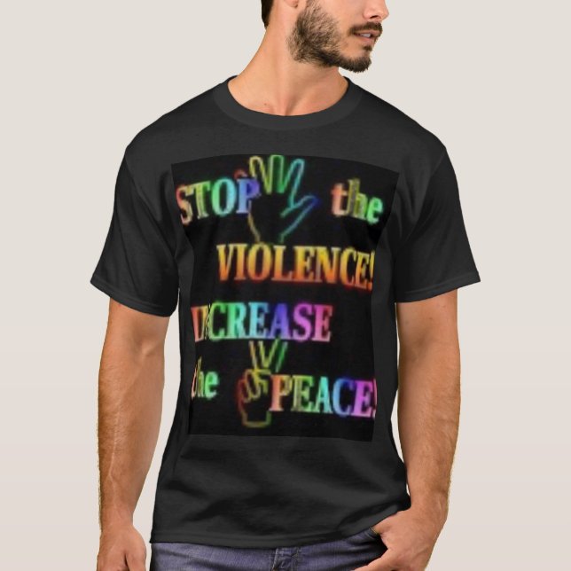 Camiseta Pare la violencia (Anverso)