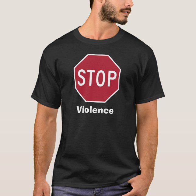 Camiseta Pare la violencia (Anverso)