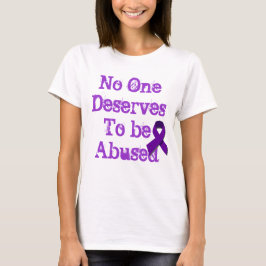 Camiseta Pare la violencia en el hogar