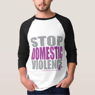 Camiseta Pare la violencia en el hogar