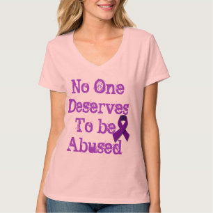 Camiseta Pare la violencia en el hogar