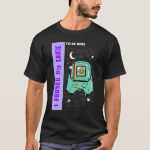 Camiseta Paré Mi Juego Para Estar Aquí Jugando Retro 1