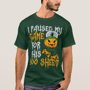 Camiseta Paré Mi Juego Para Este Salto De Calabaza