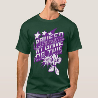 Camiseta Paré Mi Juego Para Este Video Gaming