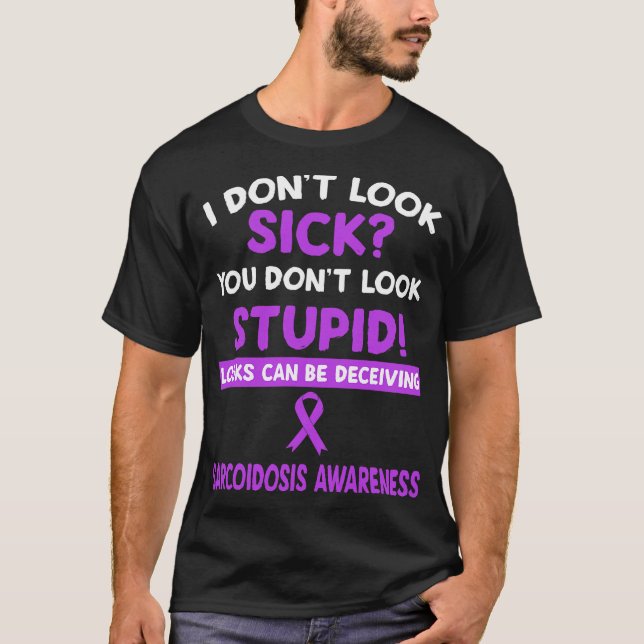 Camiseta Parece estar engañando a SARCOIDOSIS CONCIENCIAS (Anverso)