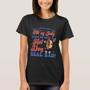 Camiseta Parece Que El 4 De Julio Me Hace Querer Perros Cal