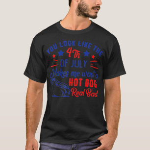 Camiseta Parece Que El 4 De Julio Me Hace Querer Perros Cal