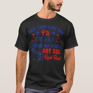 Camiseta Parece Que El 4 De Julio Me Hace Querer Perros Cal