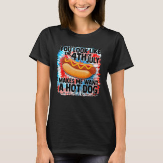 Camiseta Parece Que El 4 De Julio Me Hace Querer Un Perro C