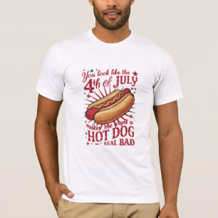 Camiseta Parece que el 4 de julio me hace querer un perro c