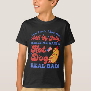 Camiseta Parece Que El 4 De Julio Me Hace Querer Un Perro C
