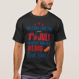 Camiseta Parece Que El 4 De Julio Me Hace Querer Un Perro C