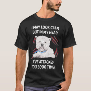 Camiseta Parece que estoy tranquilo West Highland White Ter