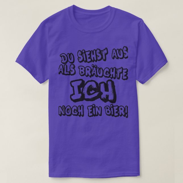 Camiseta Parece que necesito otra cerveza (Diseño del anverso)
