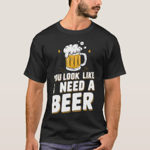 Camiseta Parece Que Necesito Una Cerveza