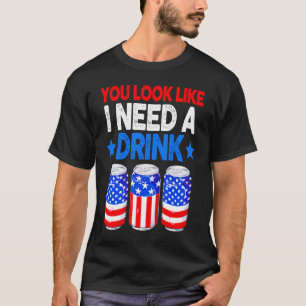 Camiseta Parece Que Necesito Una Cerveza Bong American 4t