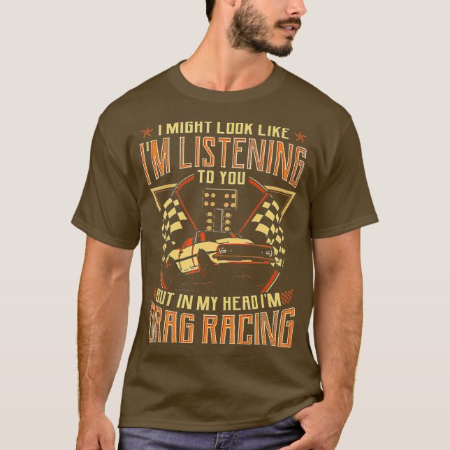 Camiseta Parece Que Te Escucho En Mi Cabeza Im Drag (Anverso)