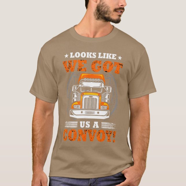 Camiseta Parece que tenemos un convoy retro (Anverso)