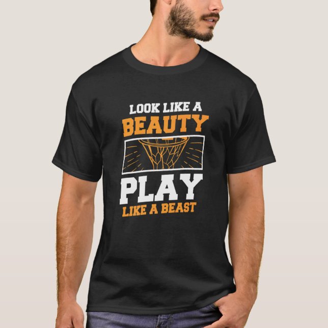 Camiseta Parece Una Obra De Belleza Como Una Bestia Para Un (Anverso)