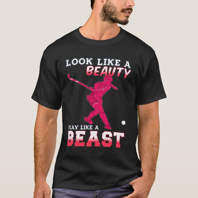 Camiseta Parecen Belleza Jugar Como Beast Hoodie - Field Ho (Anverso)