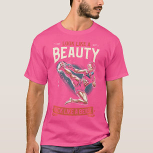 Camiseta Parecen Una Marea De Belleza Como Un Kickboxer Kic