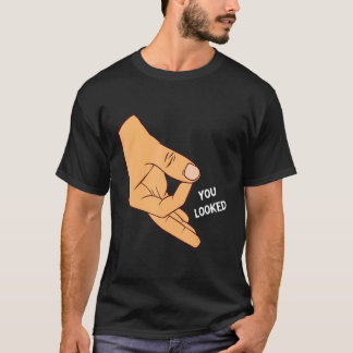 Camiseta Pareces Hizo Que Te Vieras Un Juego De Dedo Círcul