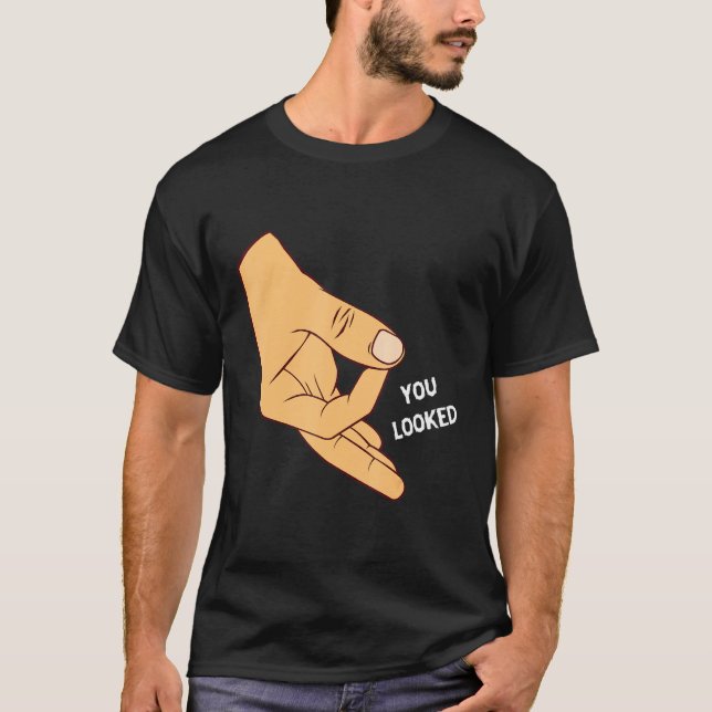 Camiseta Pareces Hizo Que Te Vieras Un Juego De Dedo Círcul (Anverso)