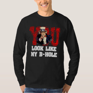 Camiseta Pareces mi tio Sam agujero B
