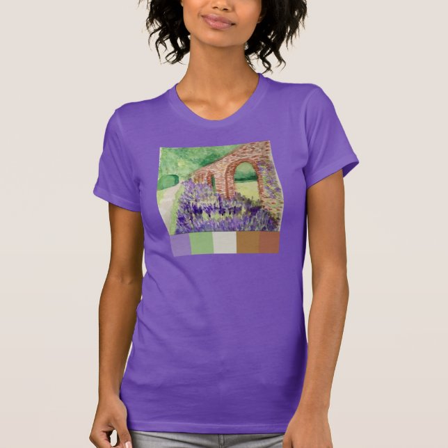 Camiseta Pared de la acuarela (Anverso)