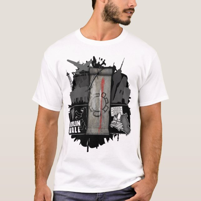 Camiseta Pared de los palos de golf de Berlín (Anverso)