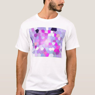 Camiseta pared de piedra púrpura