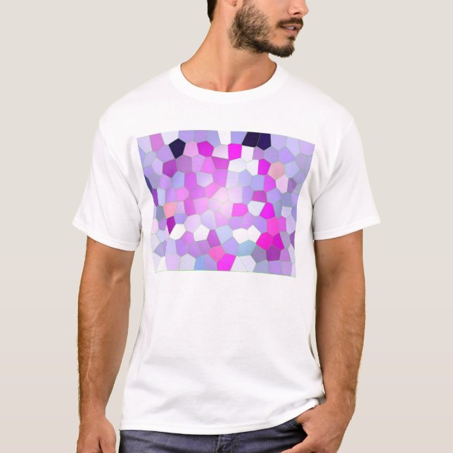 Camiseta pared de piedra púrpura (Anverso)