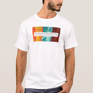 Camiseta Pared pintada abstracta, pintador y decorador