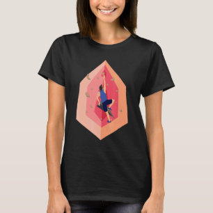 Camiseta Paredes De Hombro Escalando Vintage Para Escalador