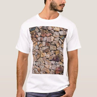 Camiseta Paredes de tela de piedra rota tradicionales
