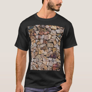 Camiseta Paredes de tela de piedra rota tradicionales