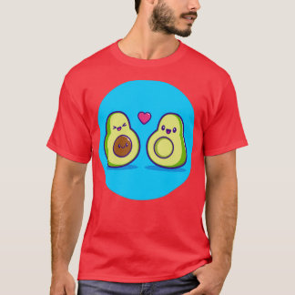 Camiseta pareja aguacate plush