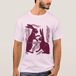 Camiseta Pareja Art Nouveau de Conejos De Morgan y Morris