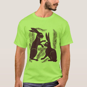 Camiseta Pareja Art Nouveau de Conejos De Morgan y Morris