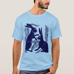 Camiseta Pareja Art Nouveau de Conejos De Morgan y Morris